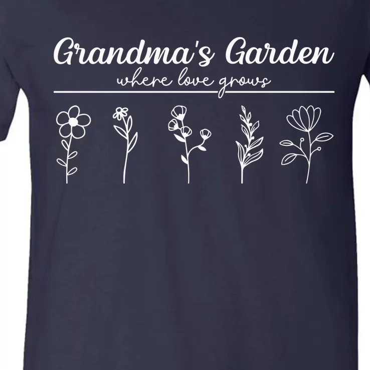 GrandmaS Garden V-Neck T-Shirt