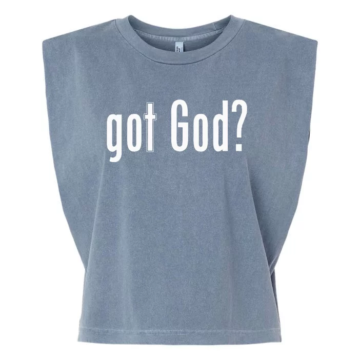 Got God Garment-Dyed Women's Muscle Tee