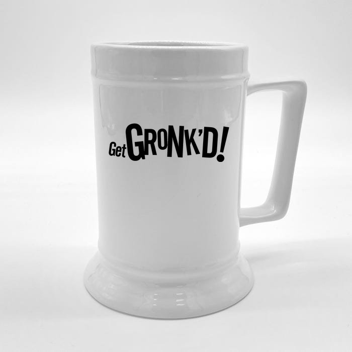 Get Gronk'd! Front & Back Beer Stein