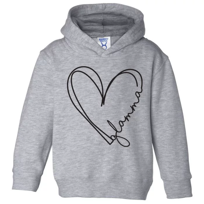 Glamma Glamma Grandparents Day Toddler Hoodie