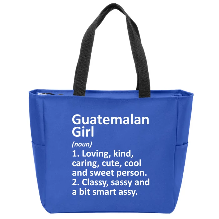 Guatemalan Guatemala Gift Funny Country Roots Descent Meaningful Gift Zip Tote Bag