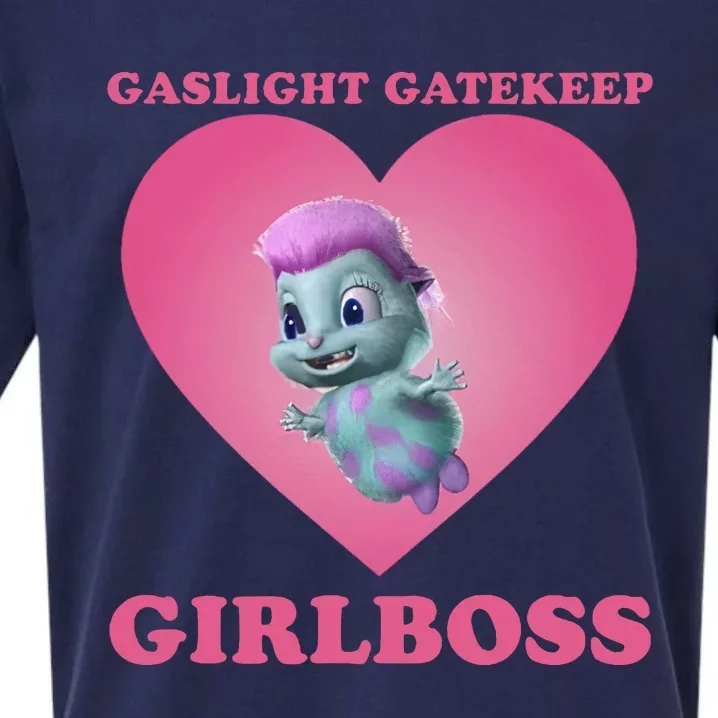 Gaslight Gatekeep Girlboss Bibbles Beliefs Gaslight Gatekeep Girlboss Sueded Cloud Jersey T-Shirt