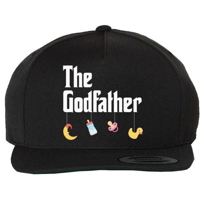 Godfather Godson Goddaughter Godchild Godparent Wool Snapback Cap