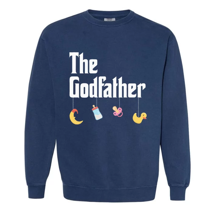 Godfather Godson Goddaughter Godchild Godparent Garment-Dyed Sweatshirt