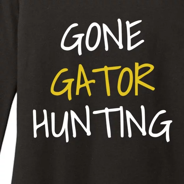 Gone Gator Hunting Gift Womens CVC Long Sleeve Shirt