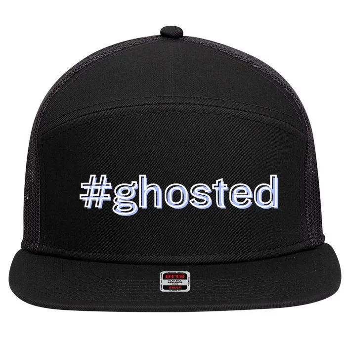 Ghosted 7 Panel Mesh Trucker Snapback Hat