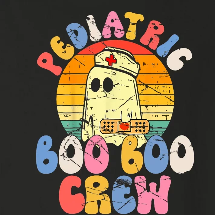 Groovy Ghost Halloween Pediatric RN Nurse Boo Boo Crew Toddler Long Sleeve Shirt