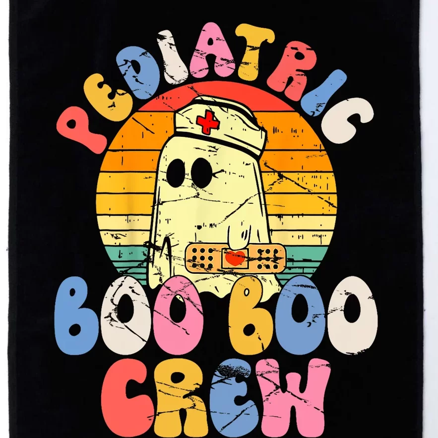 Groovy Ghost Halloween Pediatric RN Nurse Boo Boo Crew Platinum Collection Golf Towel