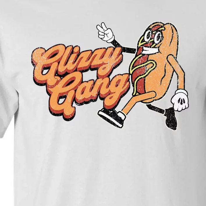 Glizzy Gang Hotdog Vintage Retro Funny Gift Tall T-Shirt