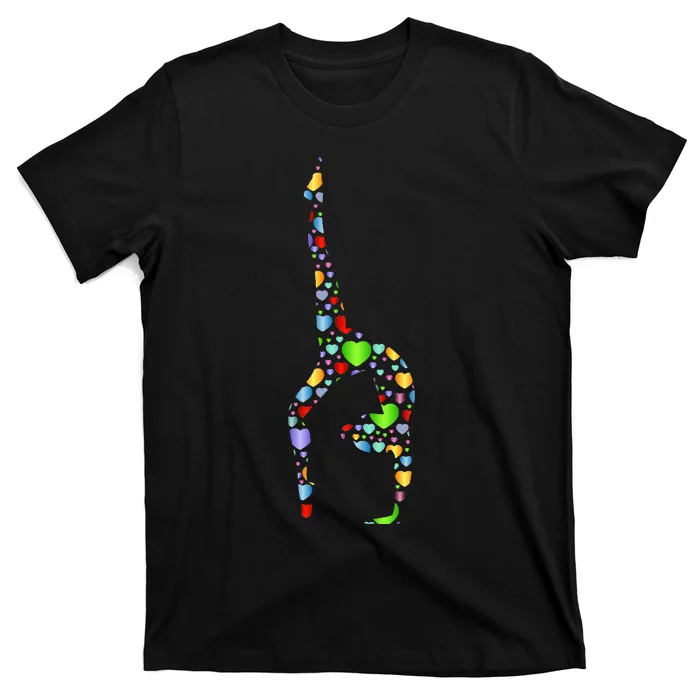 Gymnastics Gift Hearts Gymnast Gifts T-Shirt