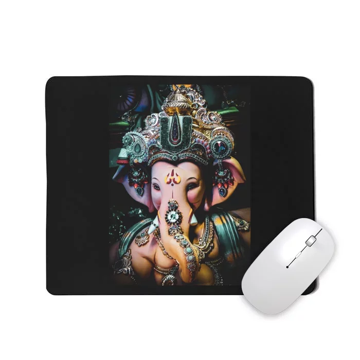 Ganesha Ganapati Hindu Yoga Meditation Gift Mousepad