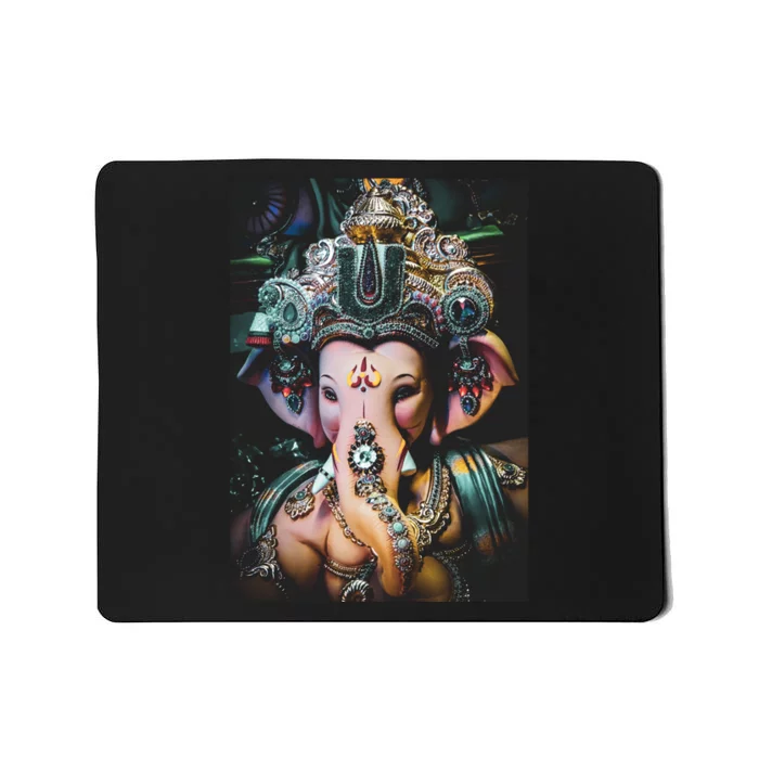 Ganesha Ganapati Hindu Yoga Meditation Gift Mousepad