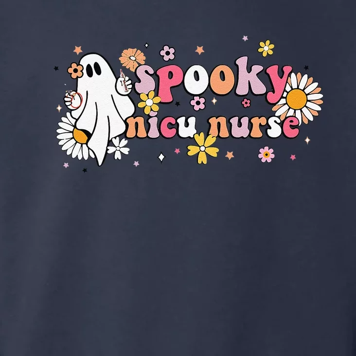 Groovy Ghost Halloween Floral Spooky Nicu Nurse Toddler Hoodie