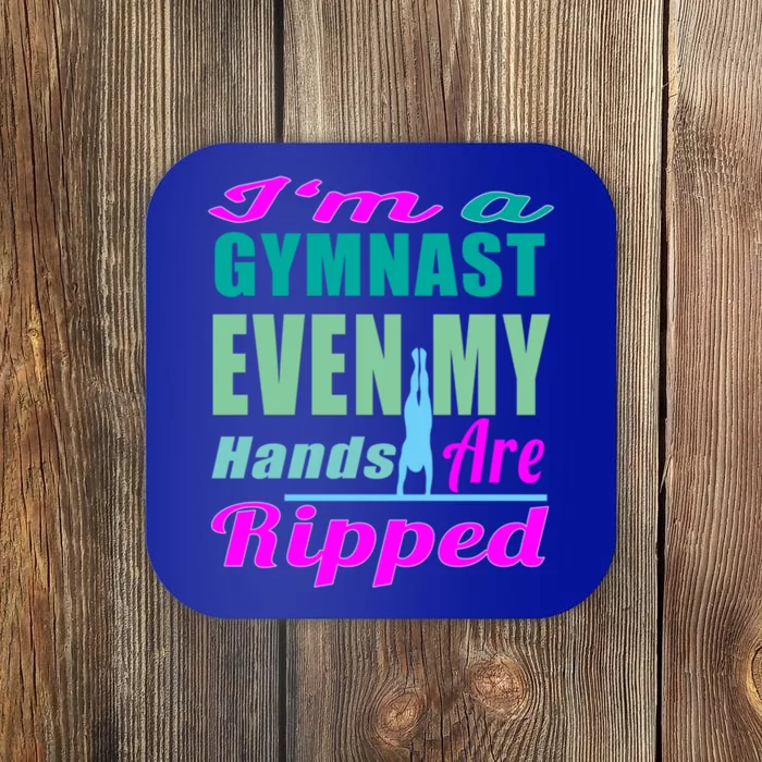 Gymnastics Gift Hands Ripped From A Bars Gift Coaster