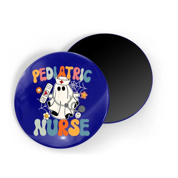 Groovy Ghost Halloween Rn Icu Registered Nurse Boo Boo Crew Funny Gift Magnet