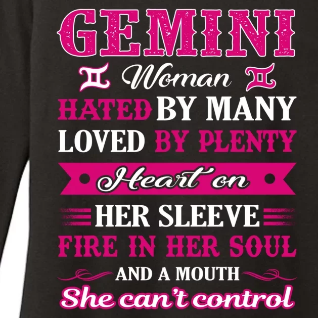 Gemini Girl Hated By Many Loved By Plenty Womens CVC Long Sleeve Shirt