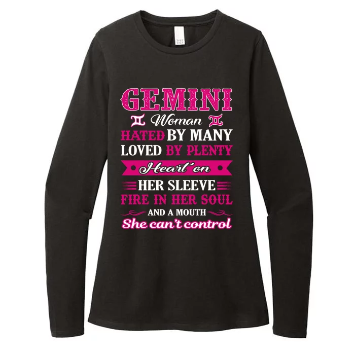 Gemini Girl Hated By Many Loved By Plenty Womens CVC Long Sleeve Shirt