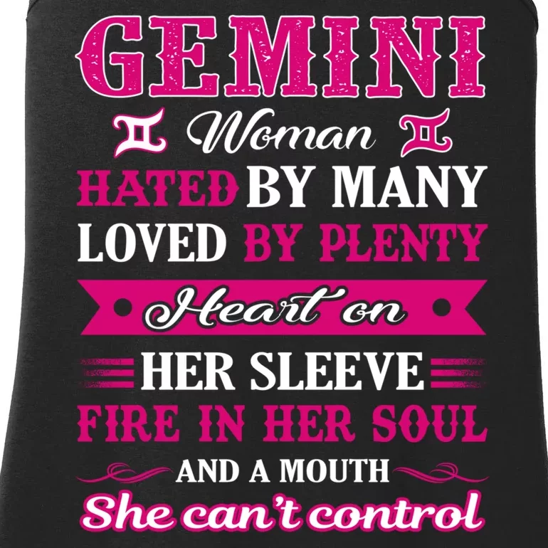 Gemini Girl Hated By Many Loved By Plenty Ladies Essential Tank