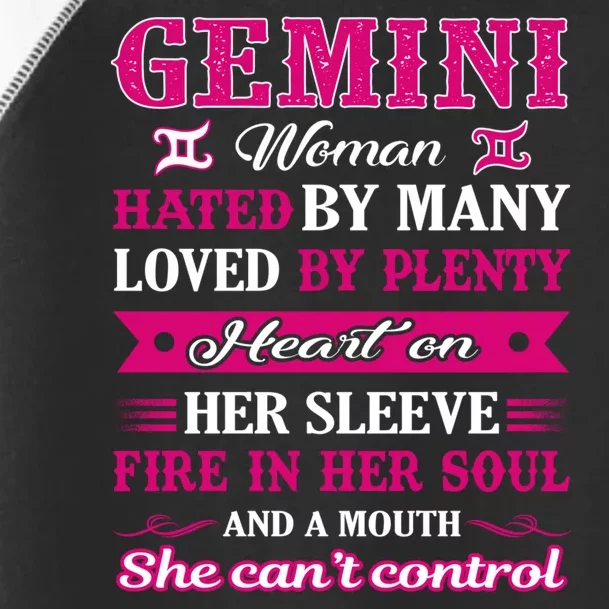 Gemini Girl Hated By Many Loved By Plenty Toddler Fine Jersey T-Shirt