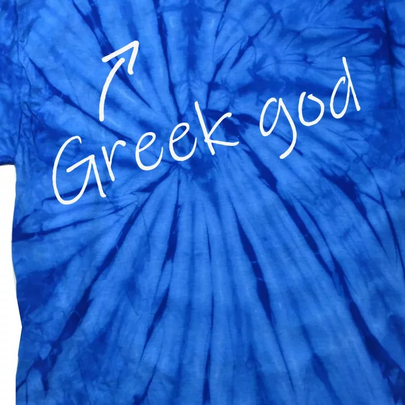 Greek God Halloween Costume Funny Humor Party Tie-Dye T-Shirt