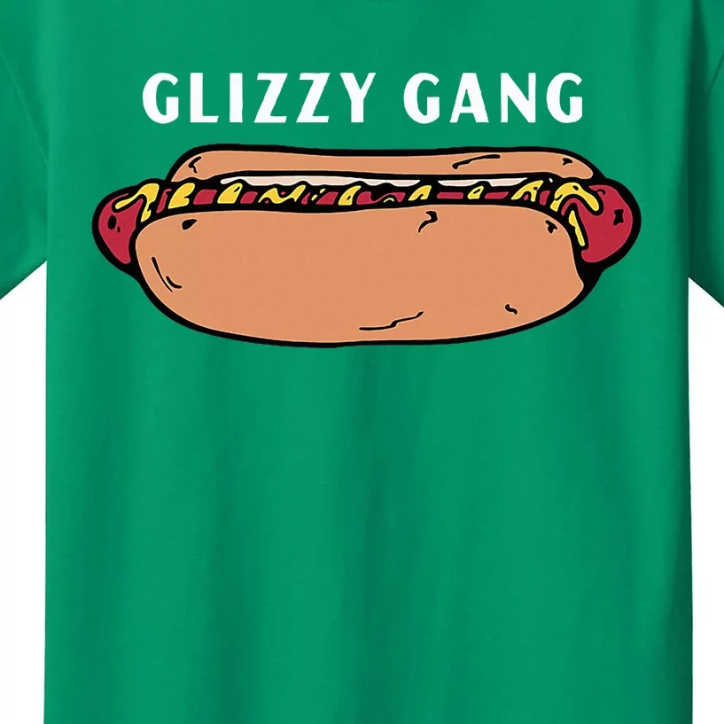 Glizzy Gang Hotdog Funny Kids T-Shirt