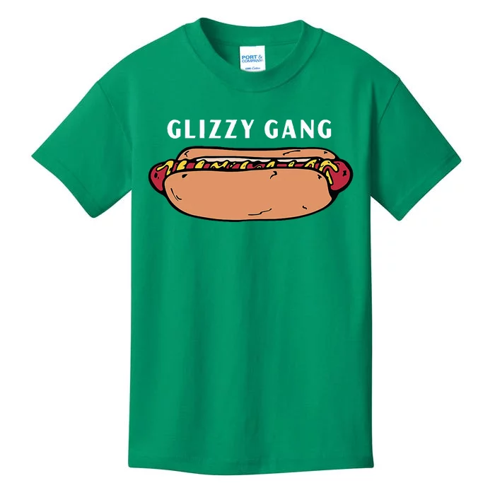 Glizzy Gang Hotdog Funny Kids T-Shirt