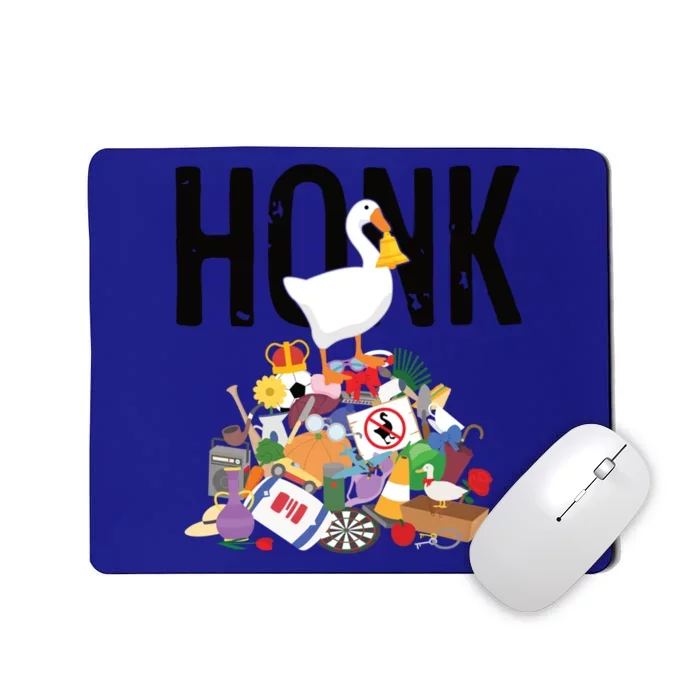 Goose Game Honk Untitled Goose Addiction Press Y To Honk Funny Gift Mousepad