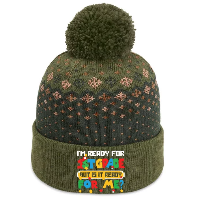 Game Gaming Im Ready For 1st Grade First Day The Baniff Cuffed Pom Beanie