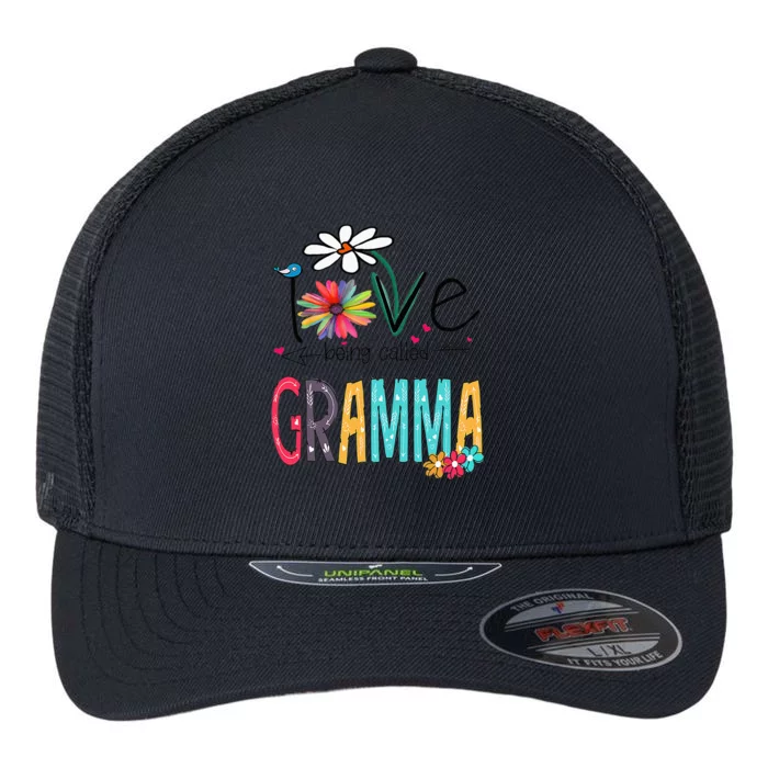 Gramma Gift I Love Being Called Mother's Day Flexfit Unipanel Trucker Cap