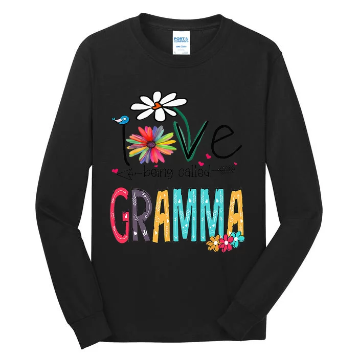 Gramma Gift I Love Being Called Mother's Day Tall Long Sleeve T-Shirt