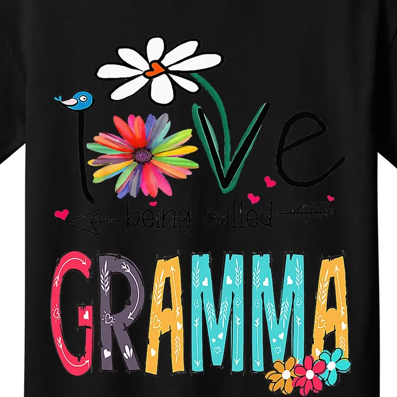 Gramma Gift I Love Being Called Mother's Day Kids T-Shirt