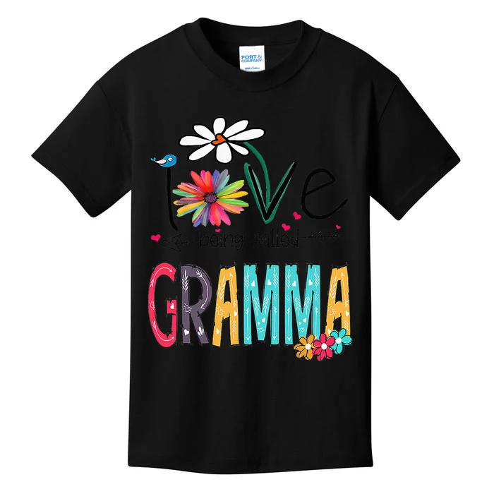 Gramma Gift I Love Being Called Mother's Day Kids T-Shirt