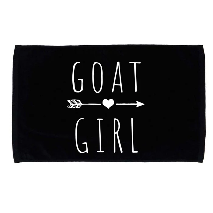 Goat Girl I Love Goats Microfiber Hand Towel