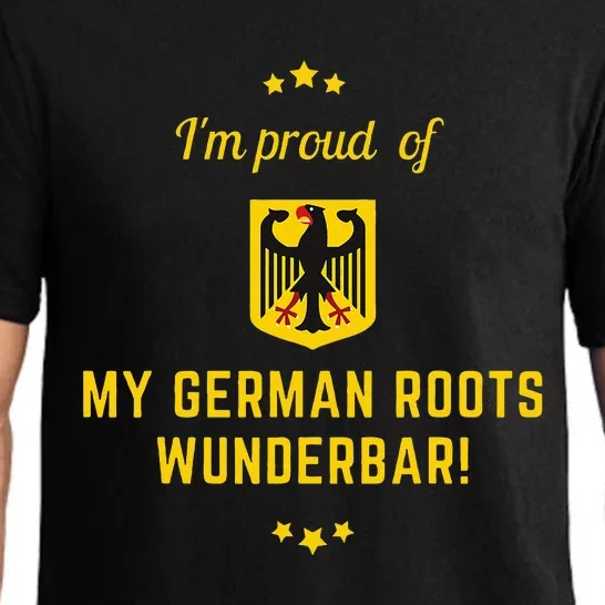 Genealogy Gift I Am Proud Of My German Roots Wunderbar! Pajama Set