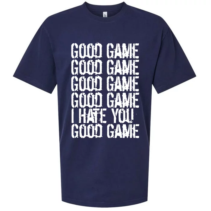 Good Game I Hate You Sueded Cloud Jersey T-Shirt