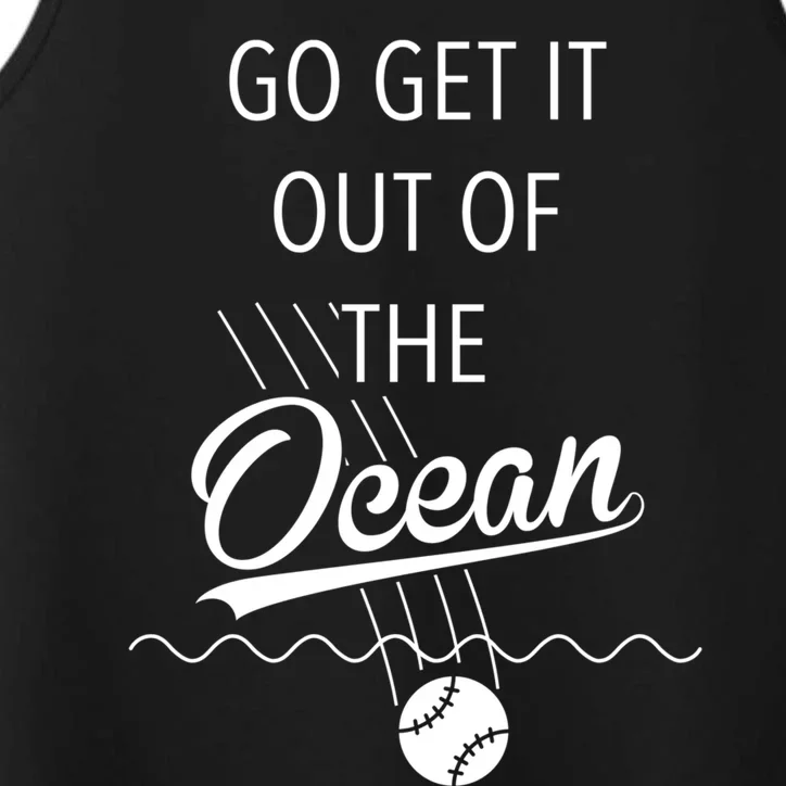 Go Get It Out of the Ocean Blue Performance Tank