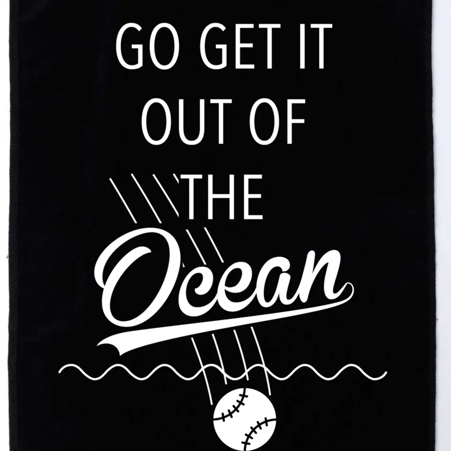 Go Get It Out of the Ocean Blue Platinum Collection Golf Towel