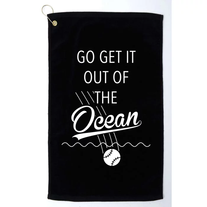 Go Get It Out of the Ocean Blue Platinum Collection Golf Towel