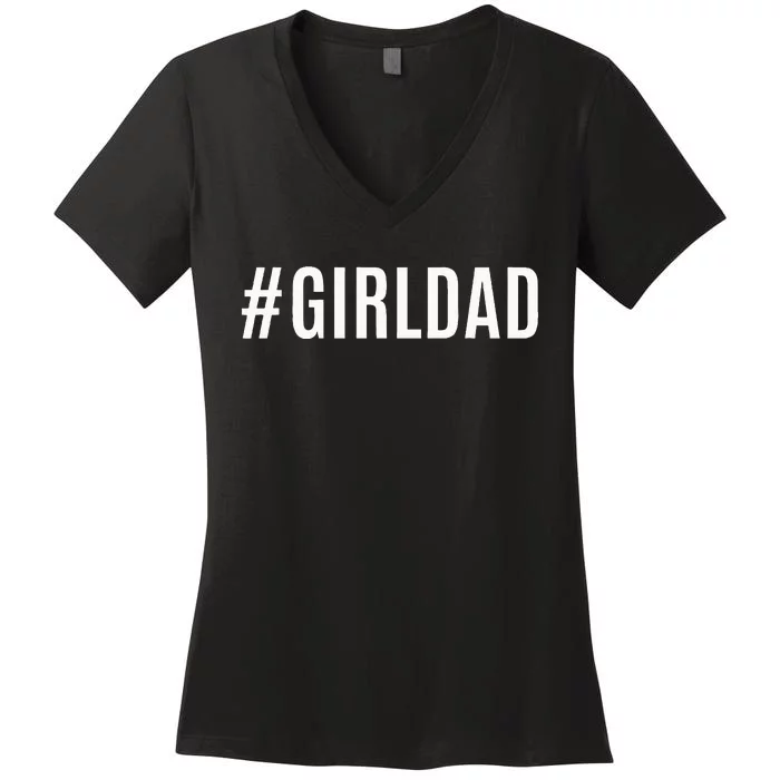 Girldad Women's V-Neck T-Shirt