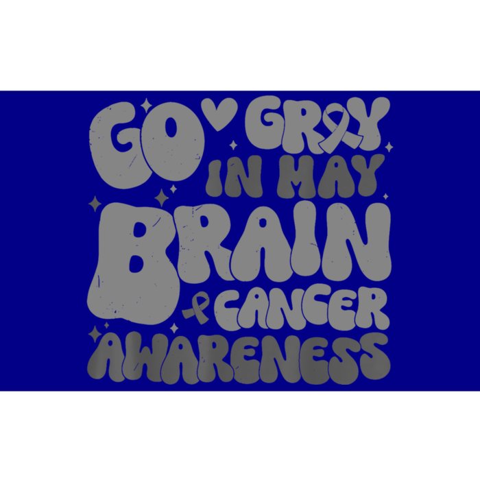 Go Gray In May Brain Cancer Awareness Cute Gift Bumper Sticker