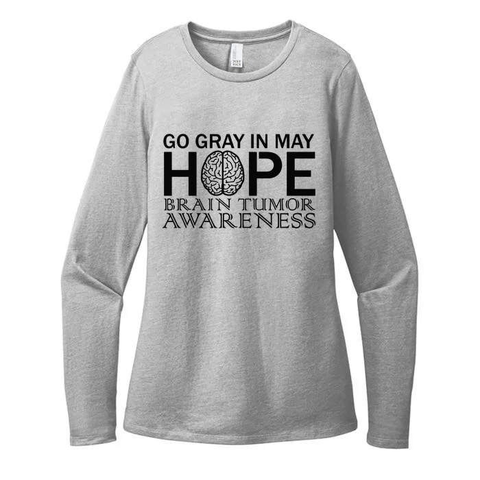 Go Gray In May Brain Cancer Womens CVC Long Sleeve Shirt