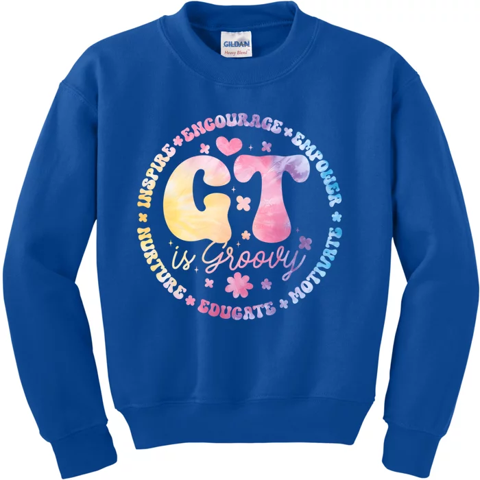 Gifted Gt Is Groovy Teacher Appreciation Week Back To School Great Gift Kids Sweatshirt