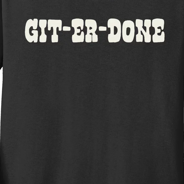 Giterdone Kids Long Sleeve Shirt