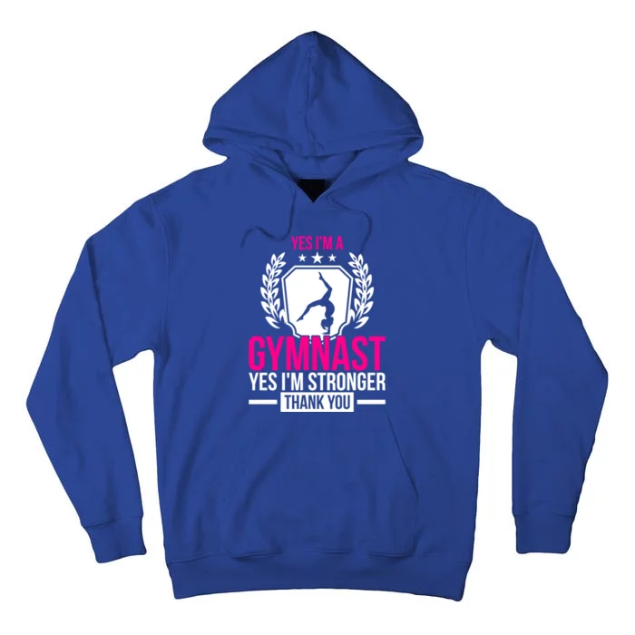 Gymnast Gift Idea Athlete Quote Gymnastics Gift Tall Hoodie