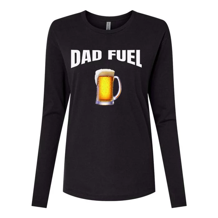 Great Gift Idea Fathers Day Birthday Dad Fuel Fun Funny Womens Cotton Relaxed Long Sleeve T-Shirt