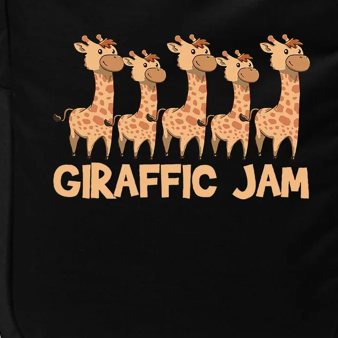 Giraffe Giraffic Jam Funny Pun Cute Impact Tech Backpack