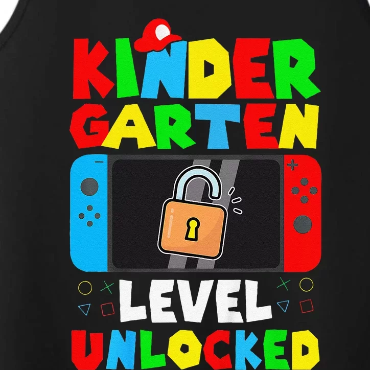 Game Gaming Kindergarten Level Unlocked Back To School Gift Performance Tank