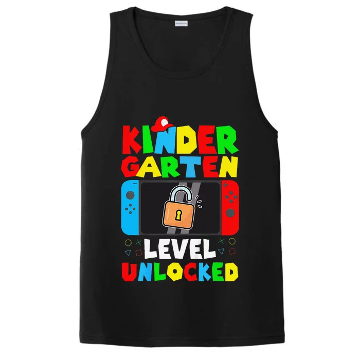 Game Gaming Kindergarten Level Unlocked Back To School Gift Performance Tank