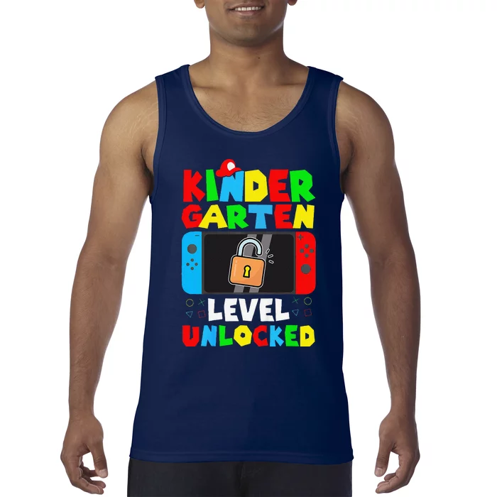 Game Gaming Kindergarten Level Unlocked Back To School Gift Tank Top