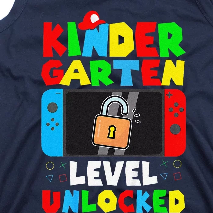 Game Gaming Kindergarten Level Unlocked Back To School Gift Tank Top